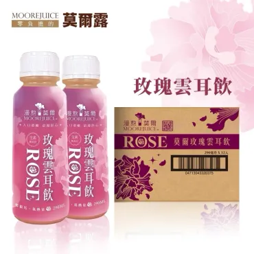 【漫熬莫爾】玫瑰雲耳飲 一瓶290ml 6瓶/箱 純素