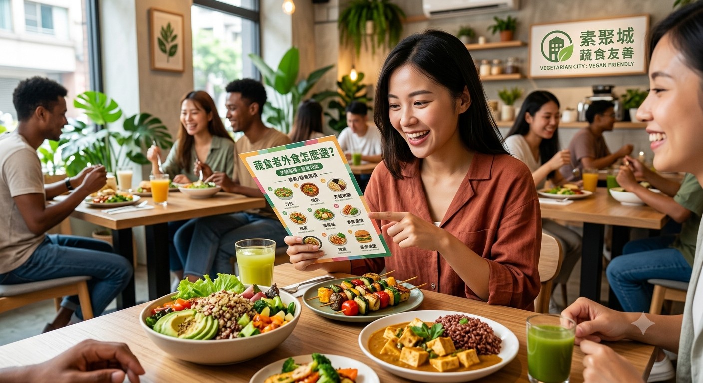 素食外食怎麼選？3大百搭指南與地雷避開技巧，蔬食友善餐廳不踩雷！
