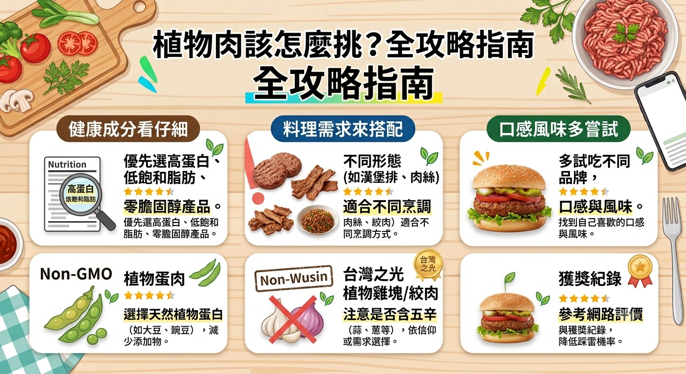 2026最新植物肉品牌推薦！未來肉/新豬肉怎麼挑？5大國內外超夯品牌、口感、無五辛全攻略