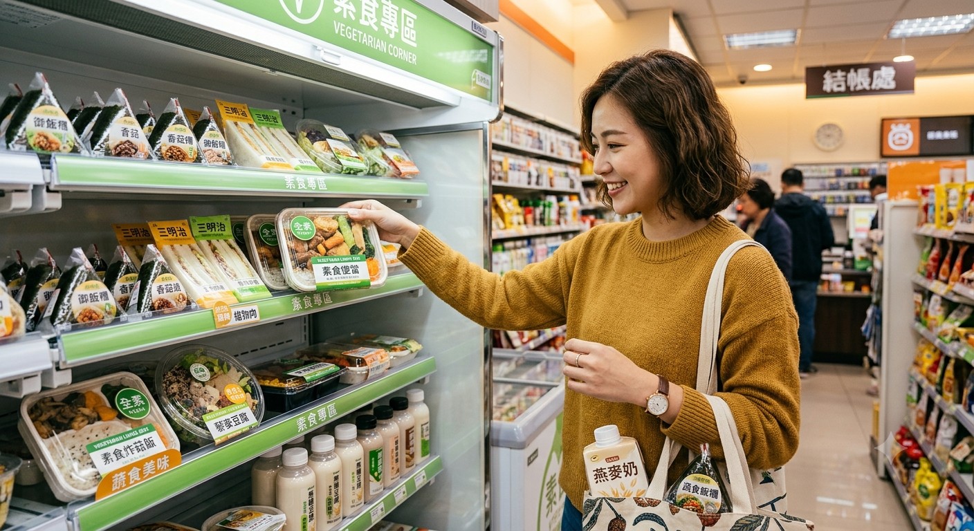 素食者便利商店該怎麼吃？7-11、全家素食挑選指南與外食避坑全攻略